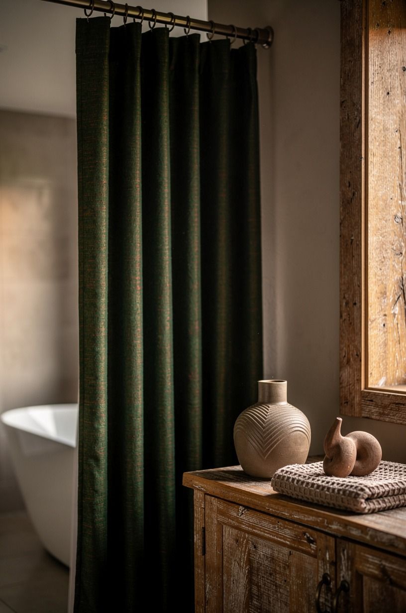 Hang a curtain only where it earns its keep