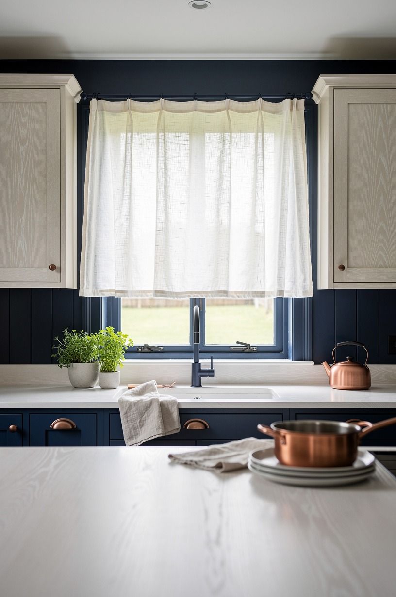 Frame Your Window With a Café Curtain