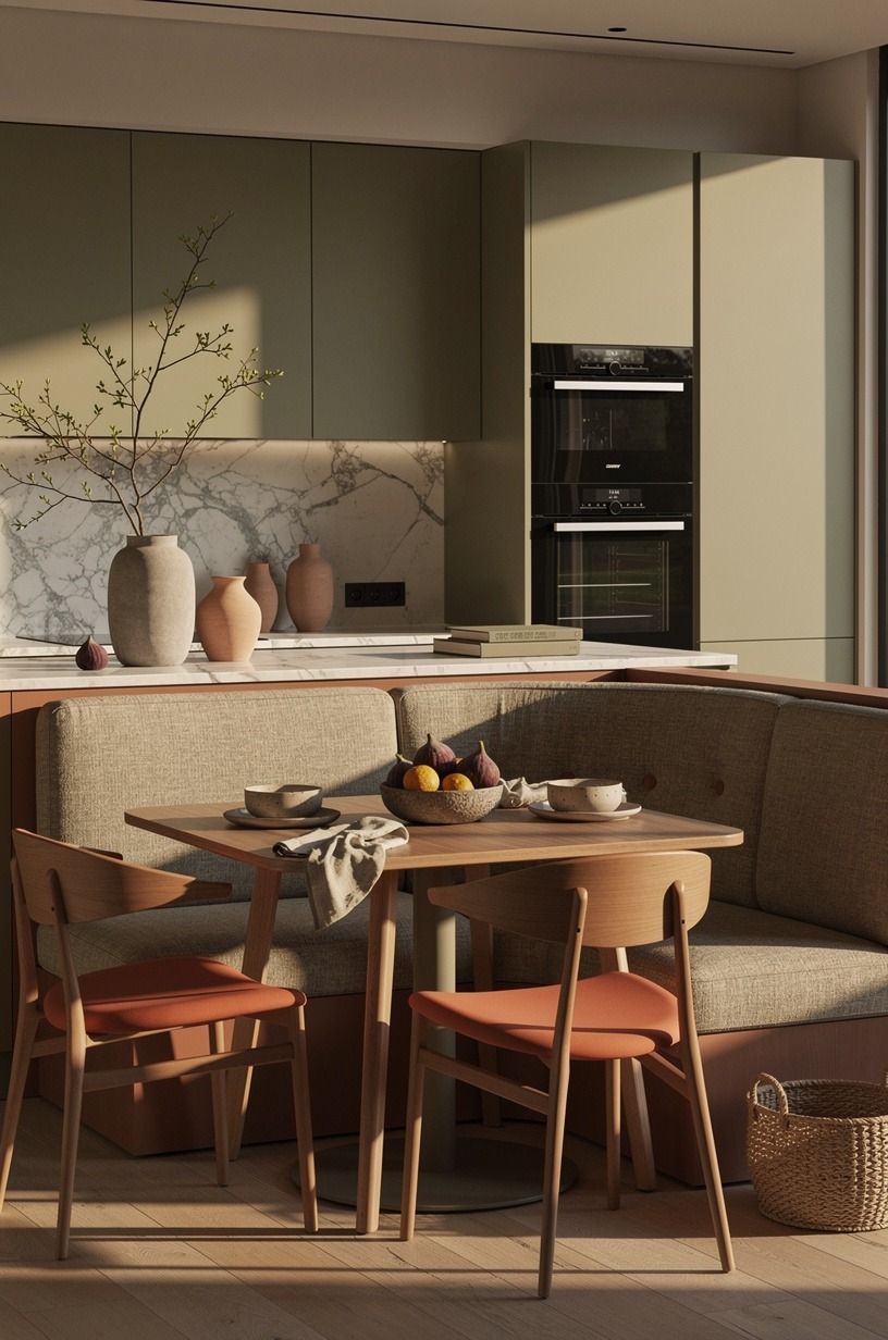 Start with a measured dining room nook footprint