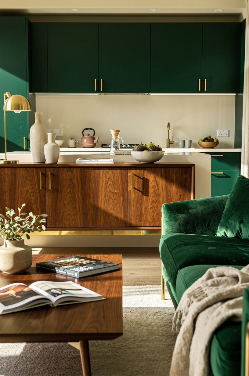 Use the 18-Inch Breathing Room near upper cabinets