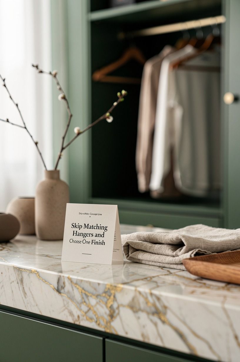 Skip Matching Hangers and Choose One Finish