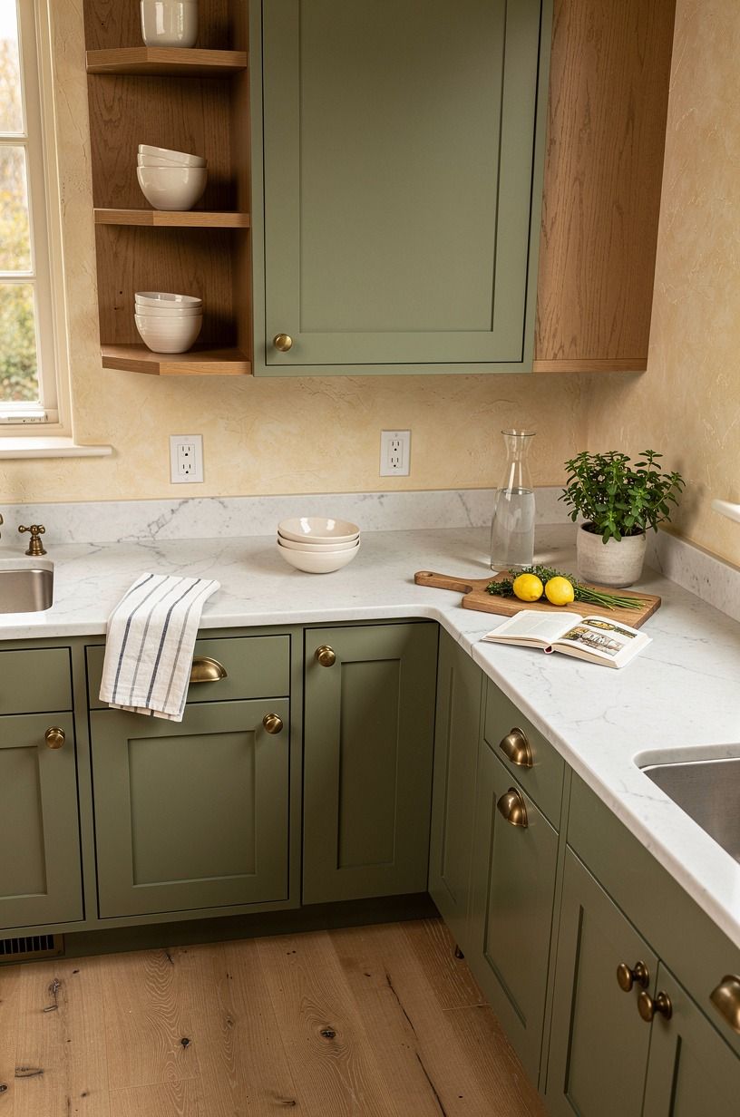 Swap chrome hardware for aged brass