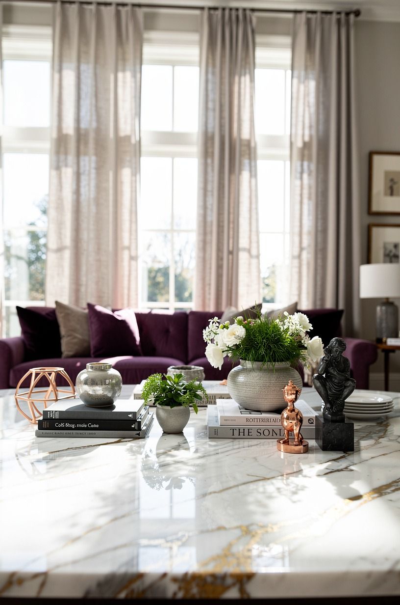 Frame windows with floor-length linen