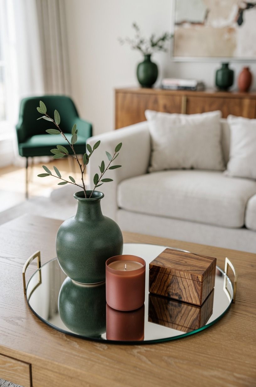 Use a mirrored tray, then stop at three objects