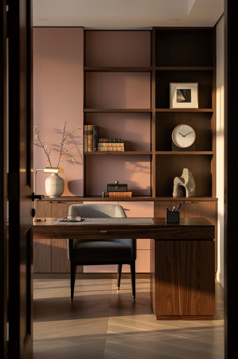 Use the Two-Wood Rule for mens club decor