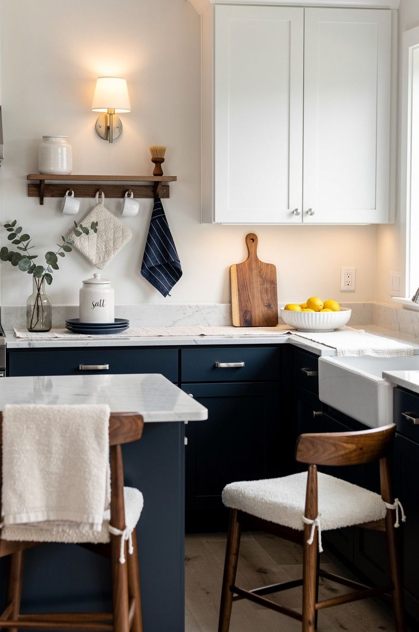 Can a tiny farmhouse decor rail solve the clutter?