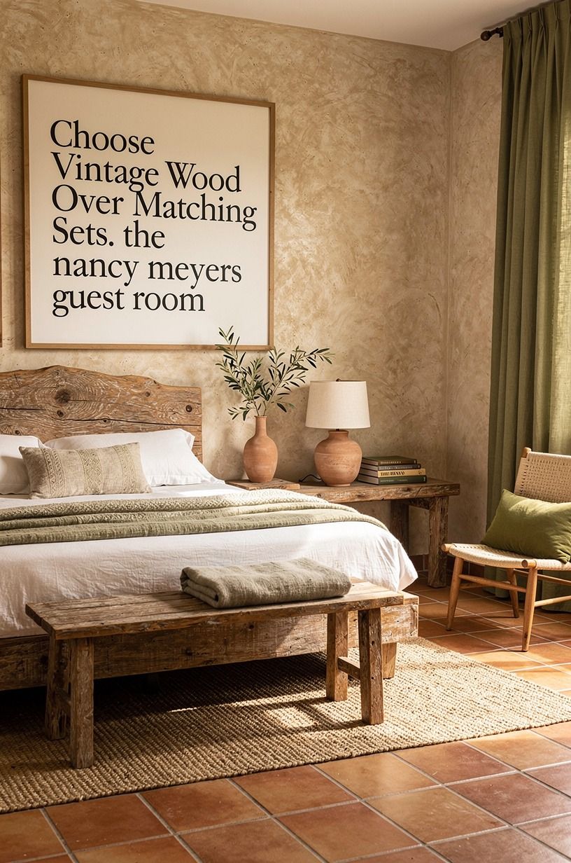 Choose Vintage Wood Over Matching Sets