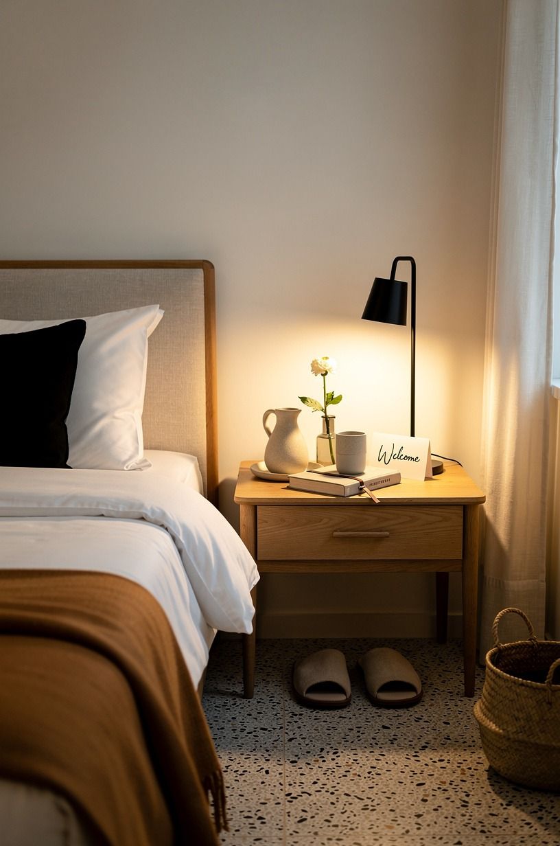 Make the Nightstand Feel Like Someone’s Expected