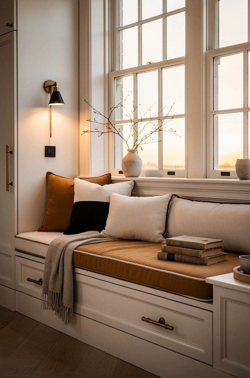 Layer a Banquette Cushion With a Real Sit-Back Zone