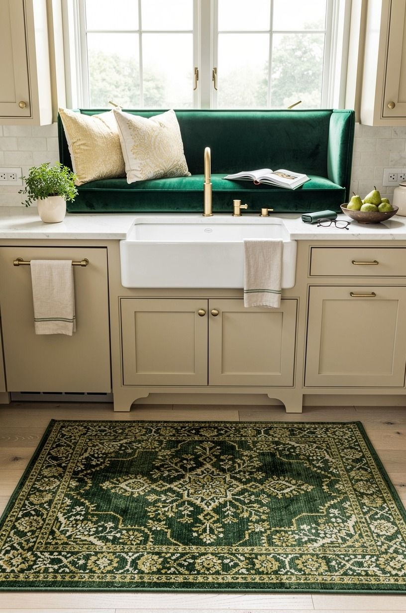Put a Washable Rug Underfoot, Even in the Kitchen
