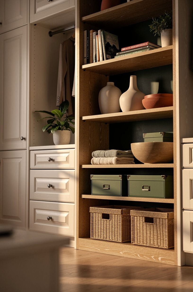 Create the Open-Shelf Edit with three visible categories