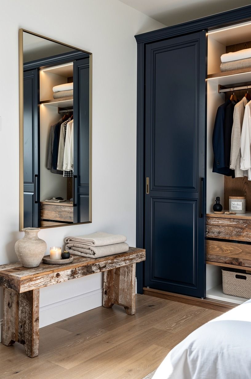 Hang one full-length mirror where you can breathe