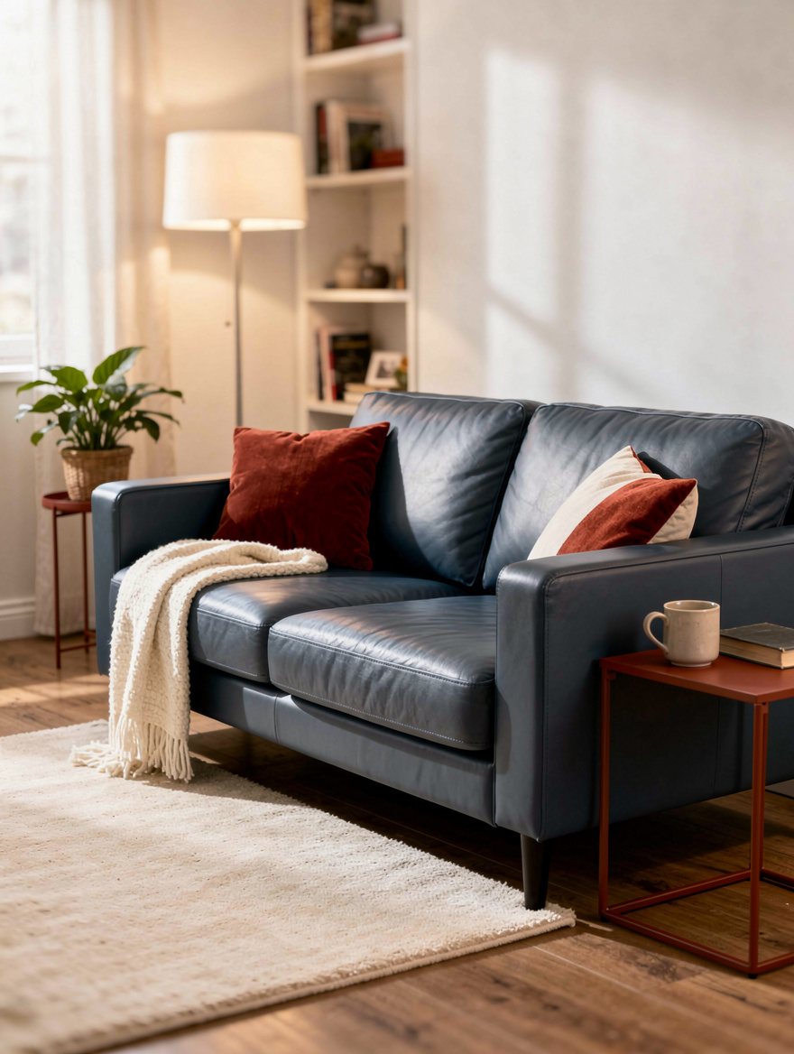 Choose the Faux-Leather KLIPPAN for Easy Cleanup