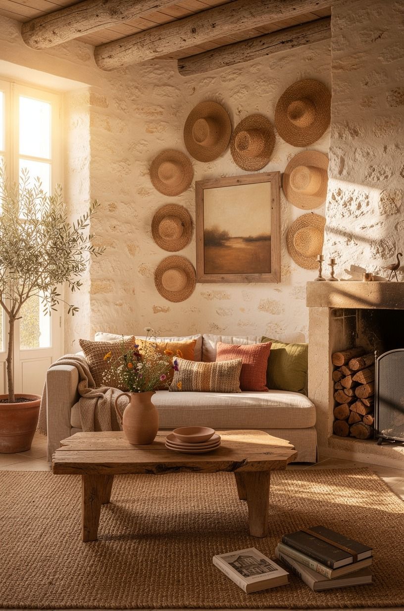 Hang art at 57 to 60 inches, then let it breathe