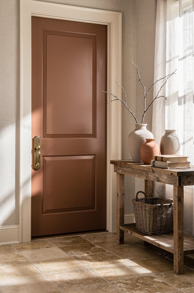 Paint the front door instead of buying more decor