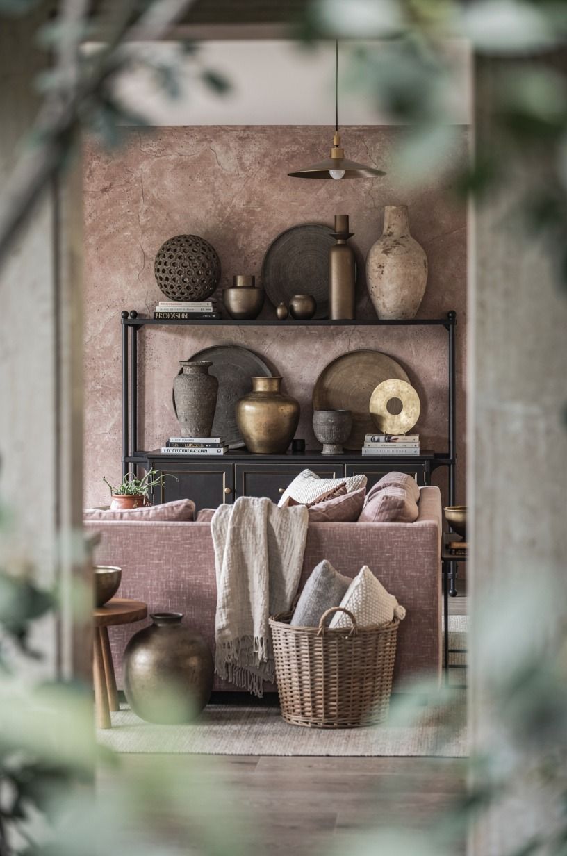 Swap polished metals for finishes that can age