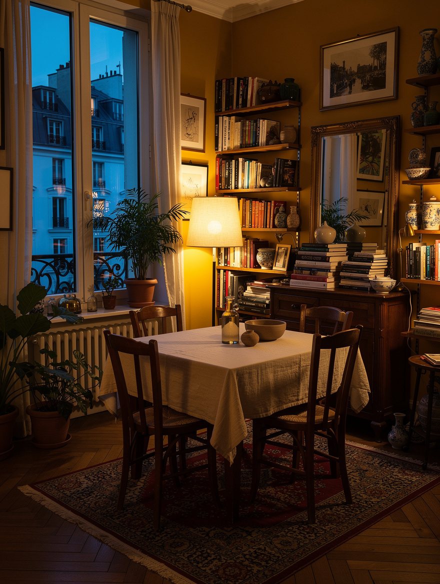 Use a Small Dining Table With Real Presence