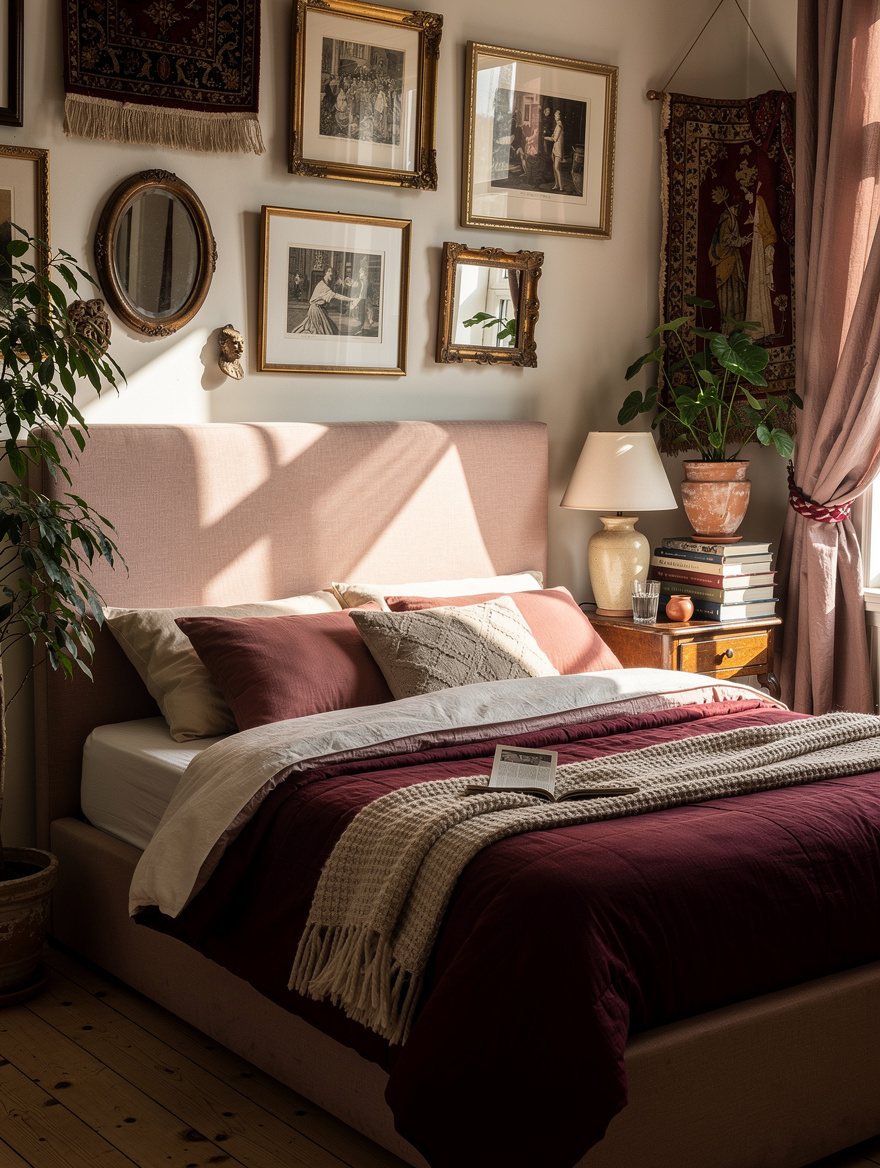 Give the Bed a Fabric Headboard