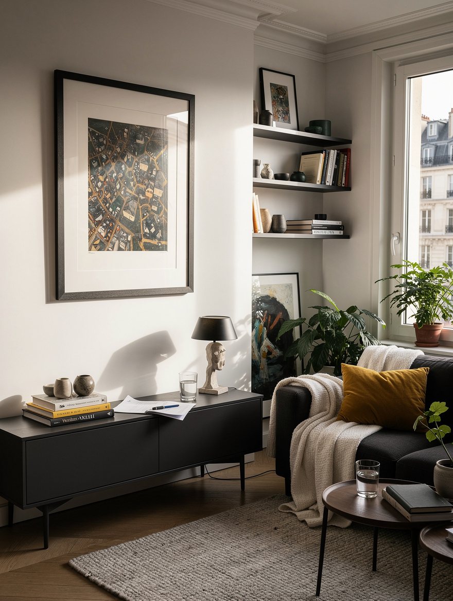 Frame Art Generously Instead of Filling Walls