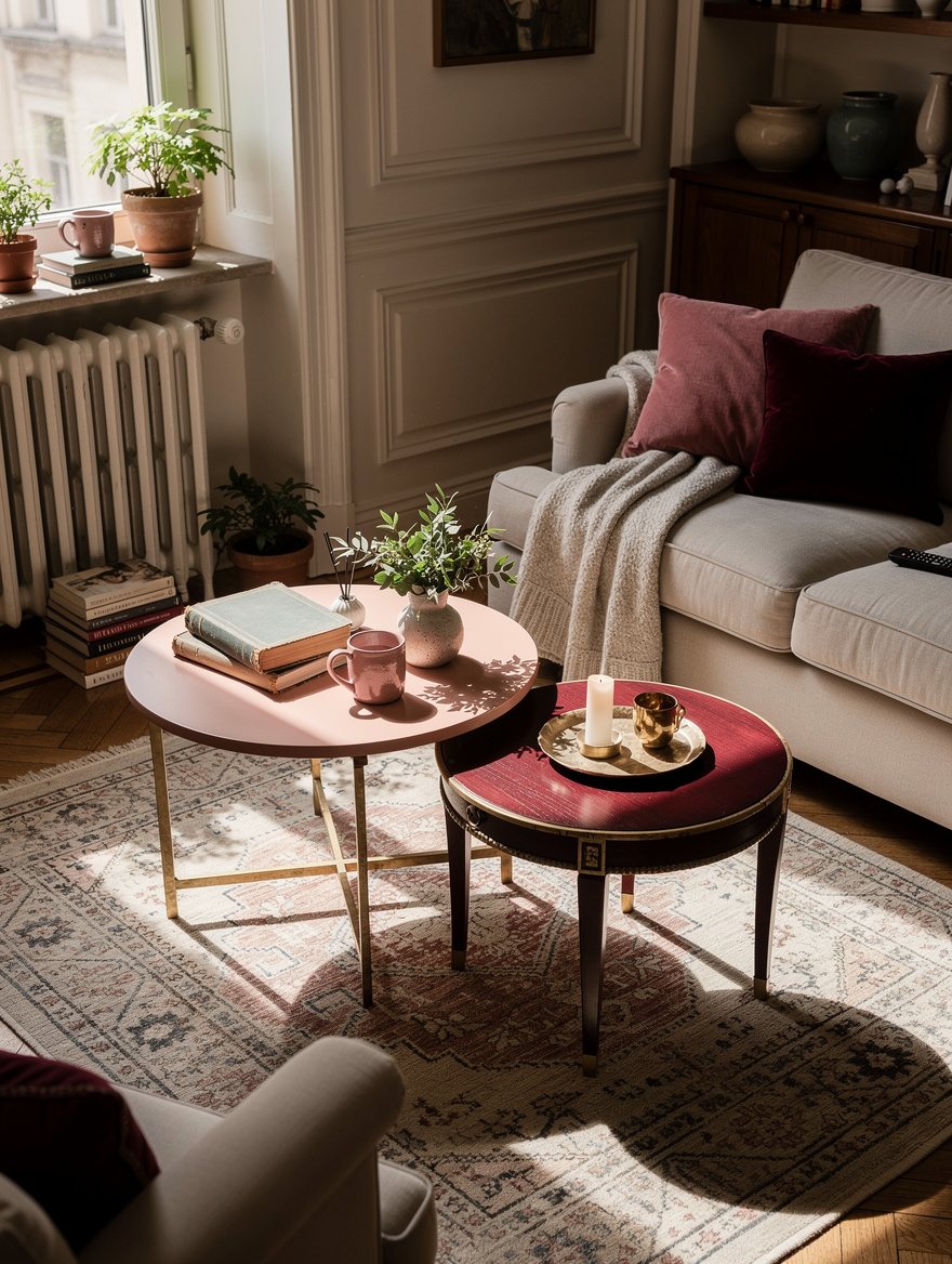 Use Two Small Tables in a Small Room