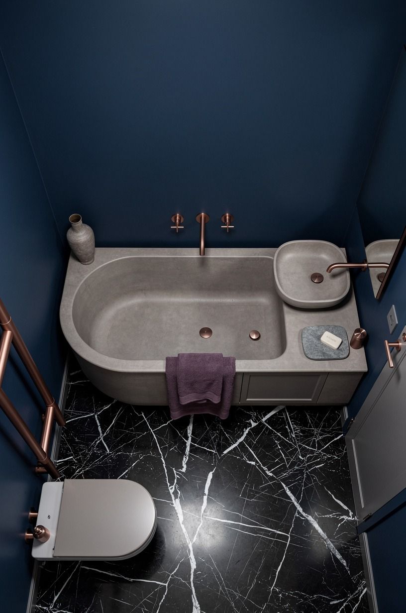 Let Farrow & Ball Hague Blue do the heavy lifting