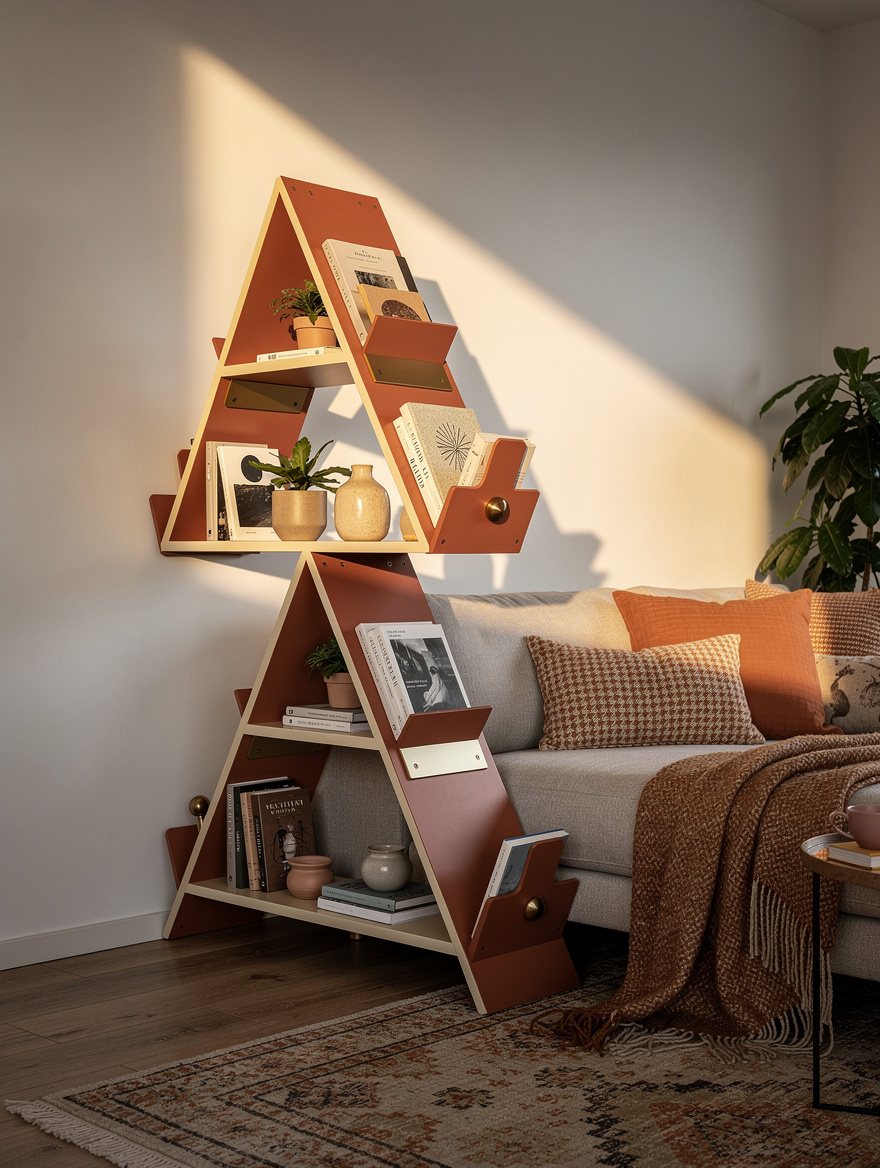 Stack Triangles Above a Shallow Sofa Gap
