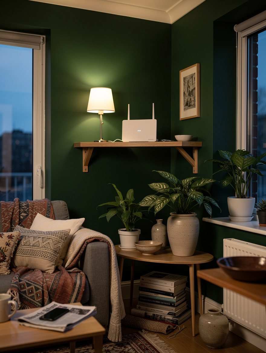 Scale Up One Shelf for a Router or Table Lamp