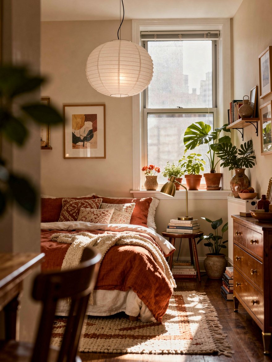 Float a Paper Lantern Above the Bed