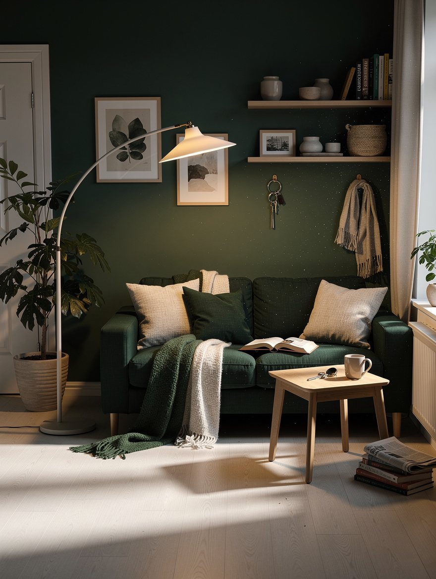 Reach Across the Sofa With an Arc Lamp