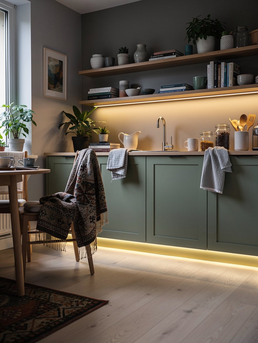 Light the Kitchen With Under-Cabinet Bars