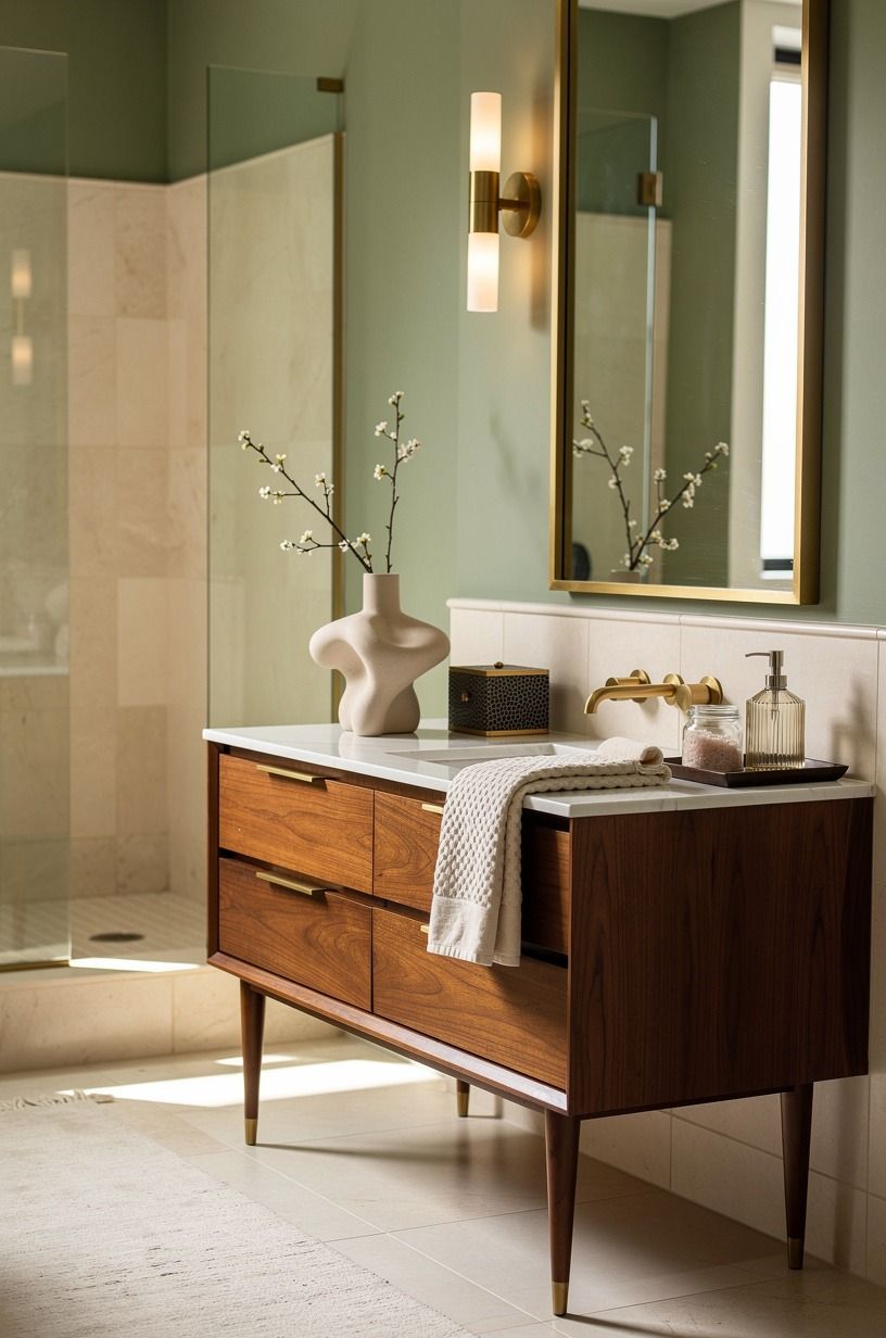 Give the vanity breathing room instead of extra storage