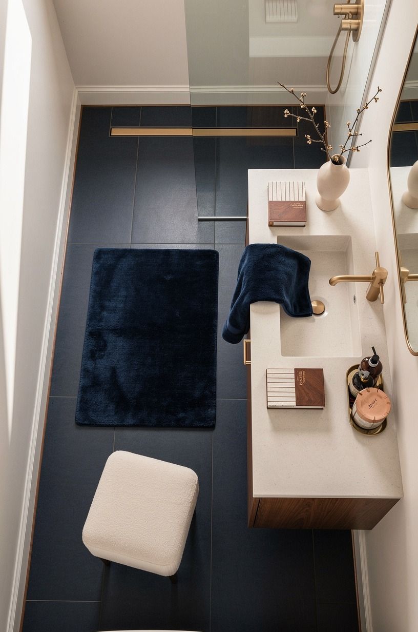 Measure the awkward parts before choosing luxury guest bathroom ideas