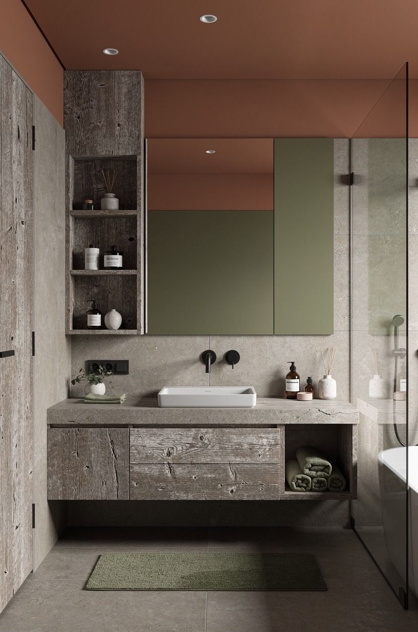 Paint the ceiling for a wrapped-in color effect