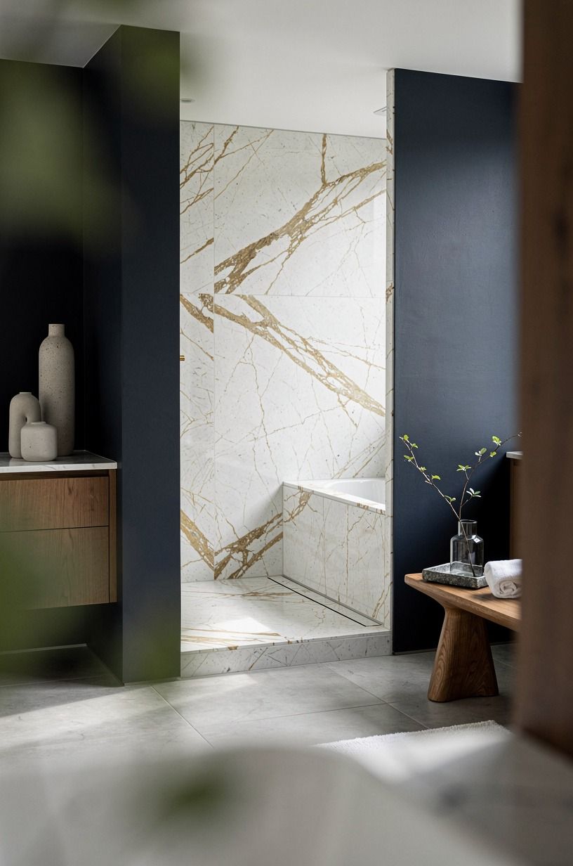 19 Open Shower Ideas to Make a Master Bath Feel Like a Retreat, No Remodel Needed