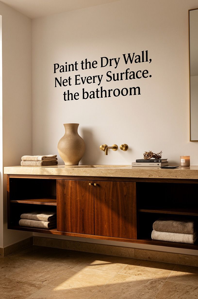Paint the Dry Wall, Not Every Surface