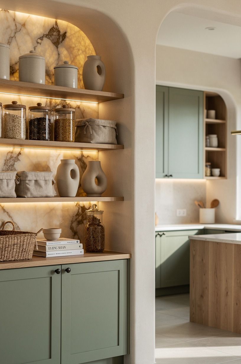 Frame a Moody Pantry Wall With Color