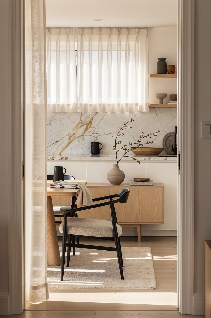 Hang Cafe Curtains Instead of Heavy Drapes
