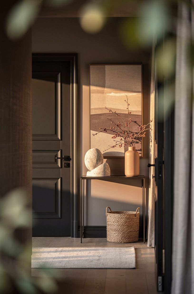 Let Benjamin Moore Kendall Charcoal hold the doors