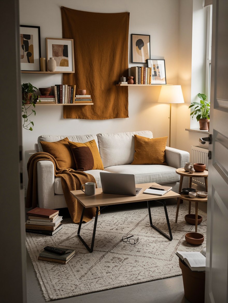 Raise the Coffee Table Into a Work Surface