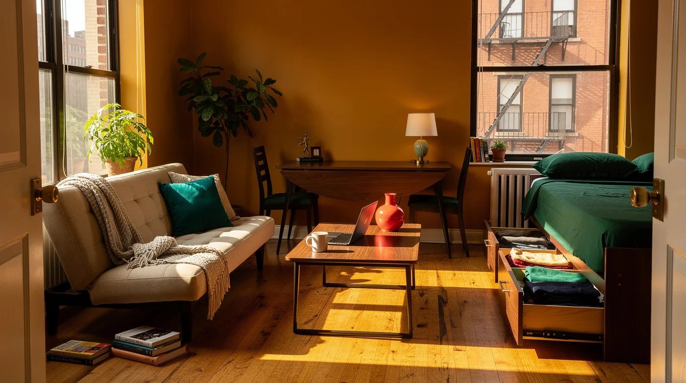12 Amazon Furniture Finds That Make Studio Apartments Feel Bigger
