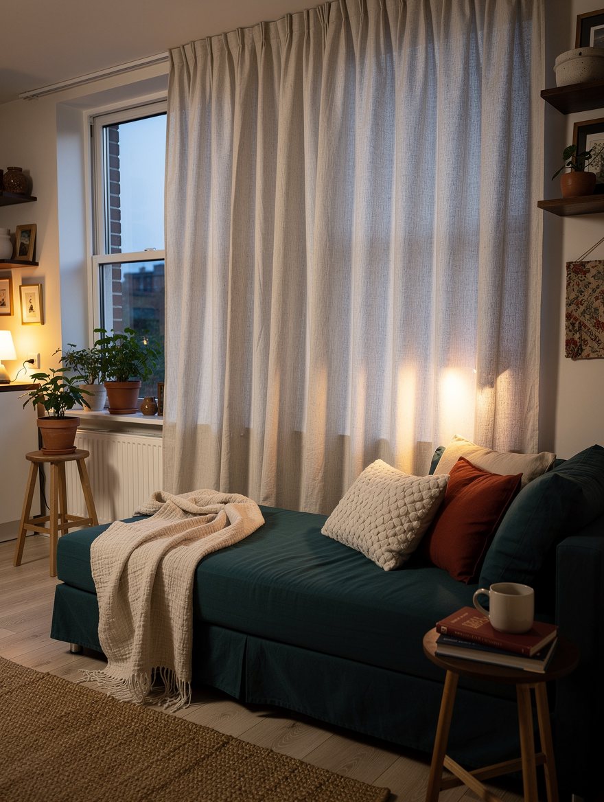 Use Linen Blends for Soft Vertical Texture