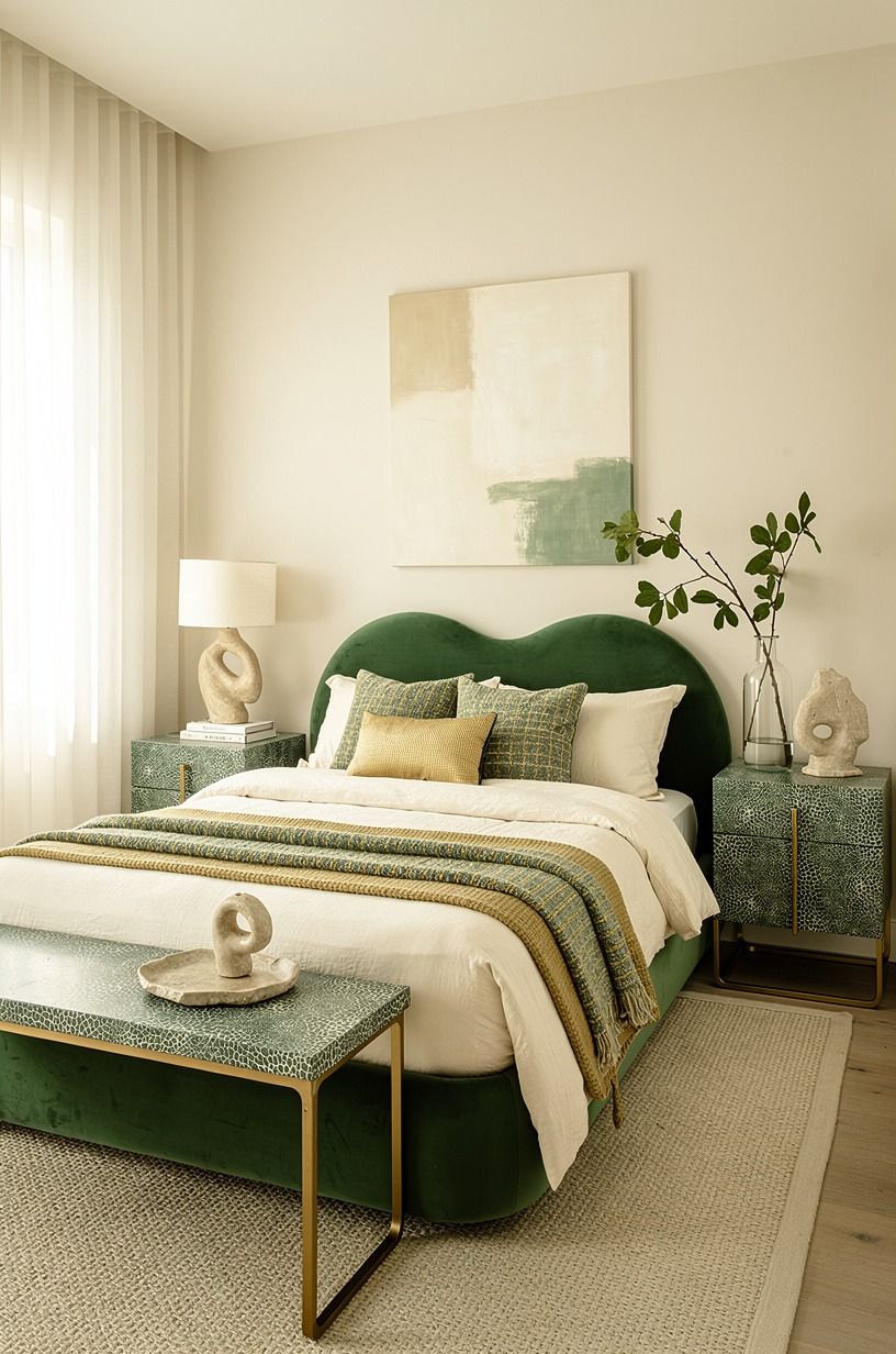 Why does a small bedroom suit this look?