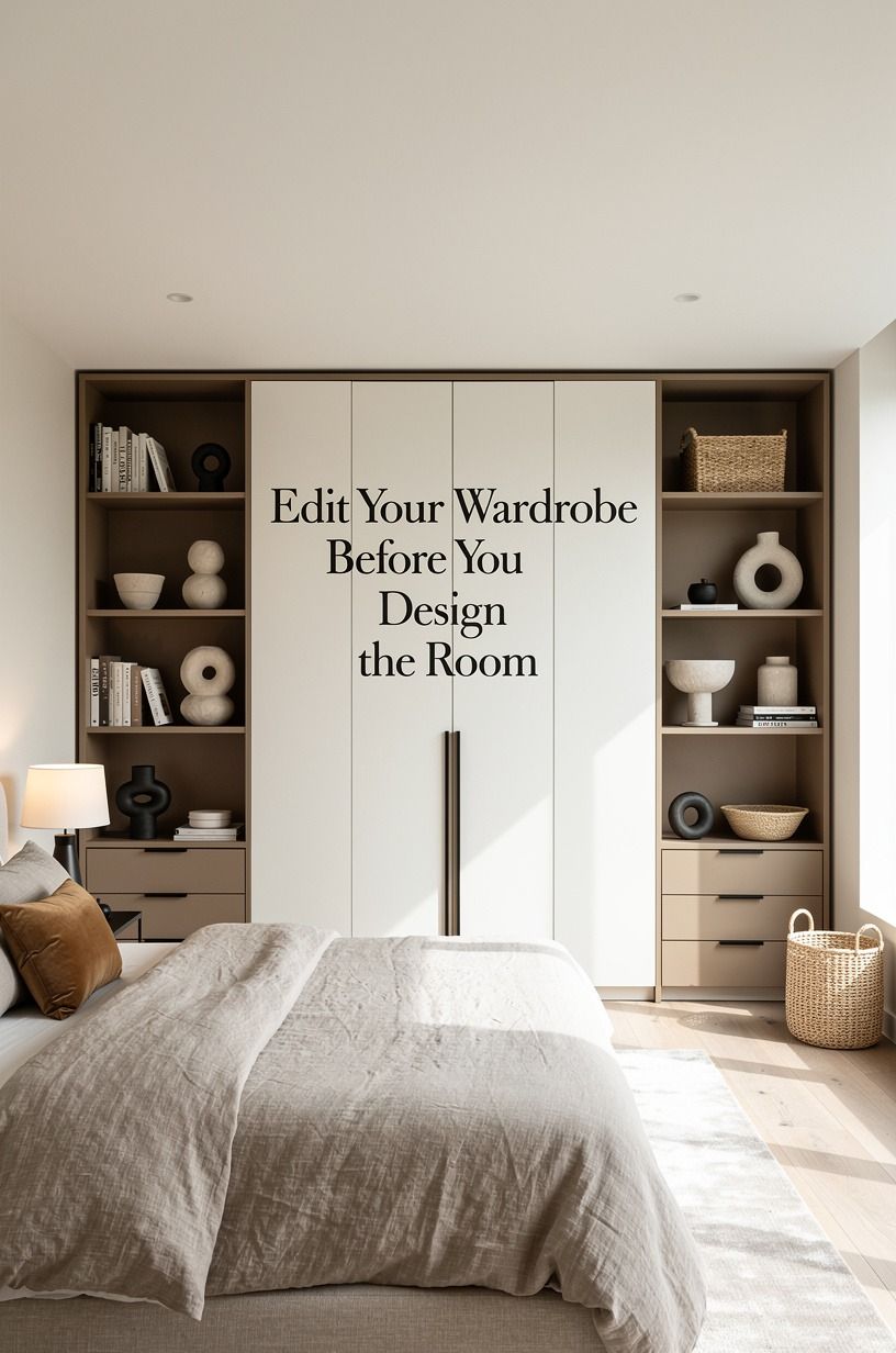 Edit Your Wardrobe Before You Design the Room