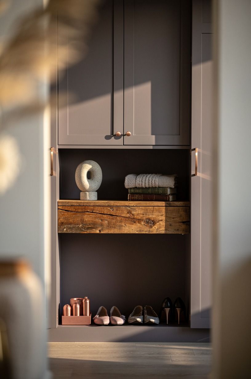 Float a Narrow Shelf Above Your Daily Shoes