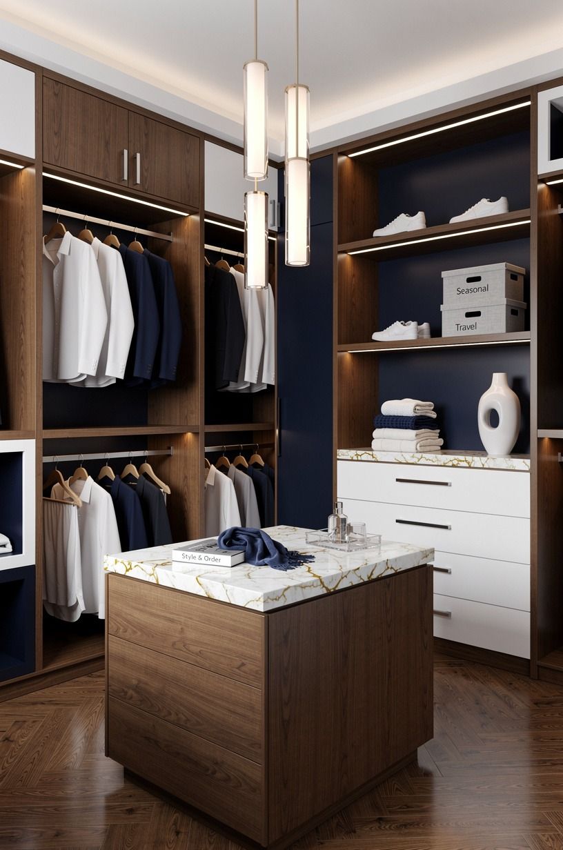 Use the Three-Height Light Stack Instead of One Ceiling Fixture