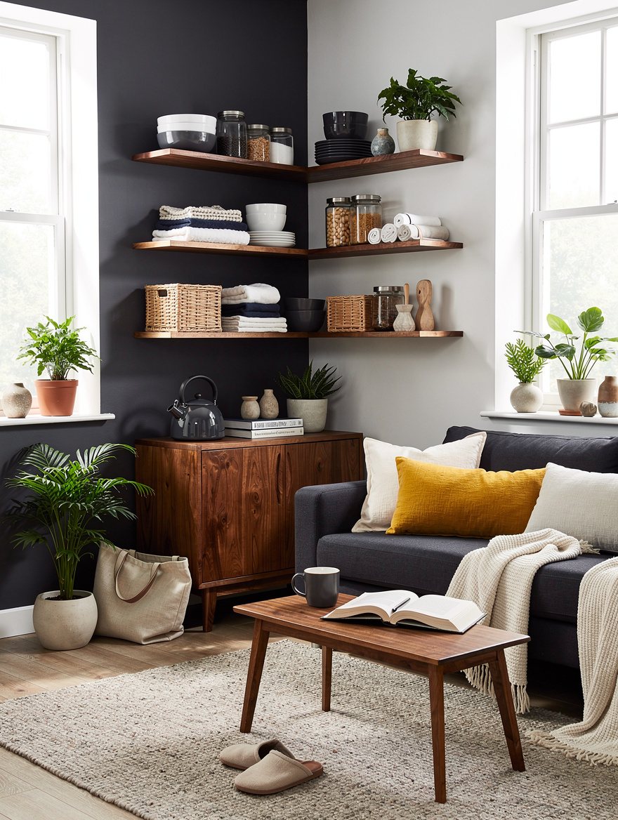 Lift Daily Supplies Onto Acacia Shelves