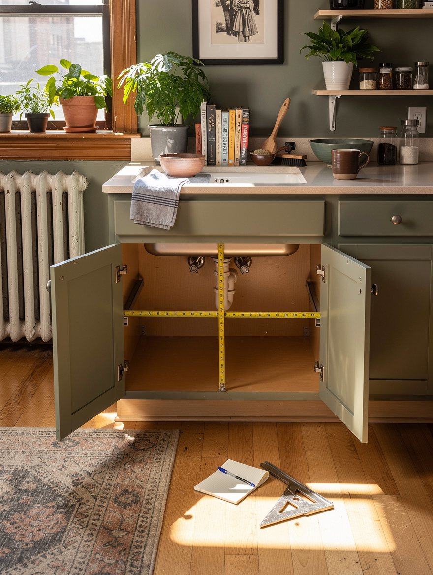 Measure the Sink Cabinet Before Adding Pull-Outs