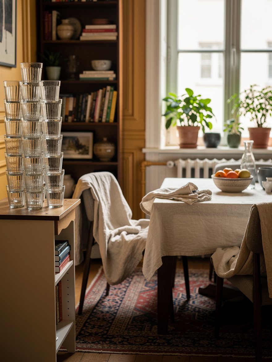 Replace Mug Clutter With Stackable Glass