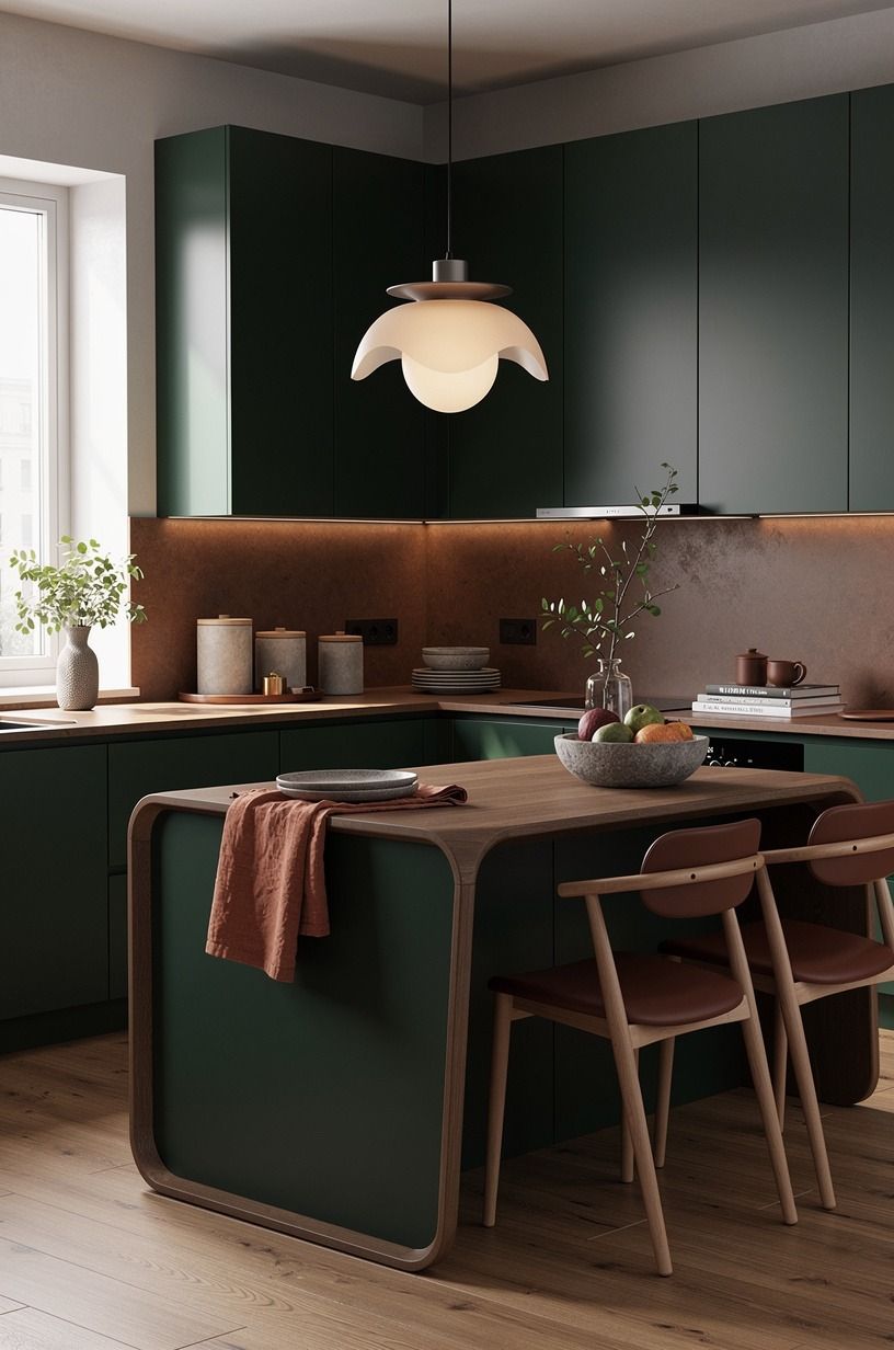 Could one lamp change your rental kitchen?