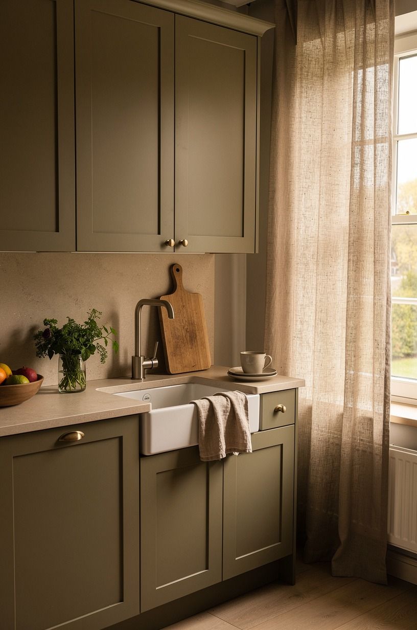 Hang a linen curtain with The Soft Edge Method